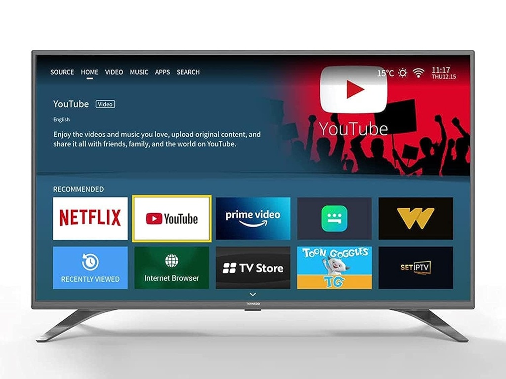 شاشه تورنادو 43’’ سمارت